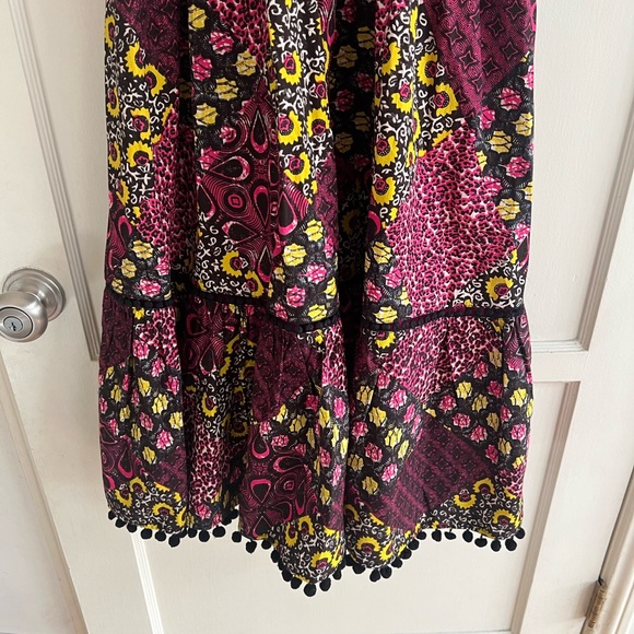 Anthropologie Smocked Abstract Midi Dreas - Picture 7 of 10